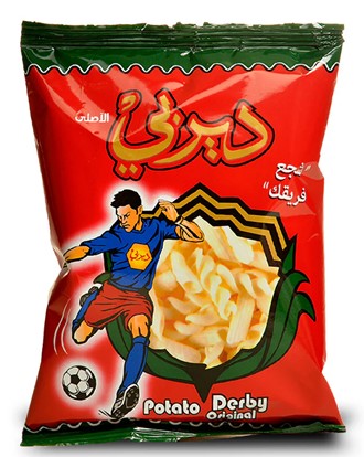 DERBY POTATO CHIPS PAPRICA 18 X 18 GR