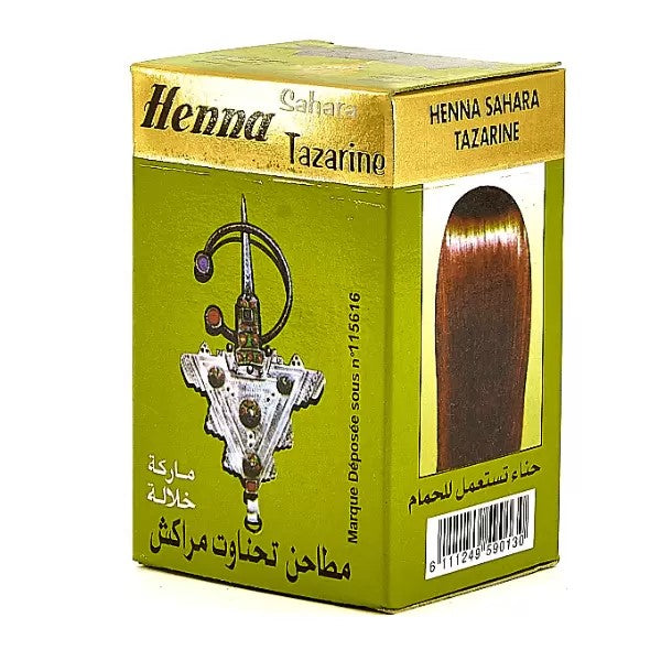 TAZARINE HENNA SAHARA HAIR 100 GR - Sahara Specialty Foods