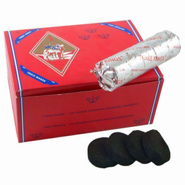 Three Kings Charcoal Quick Lighting Lg 10 X 10 Pcs