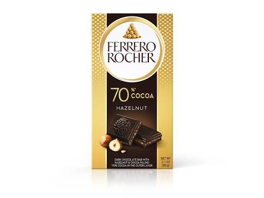 FERRERO ROCHER MILK CHOCOLATE HAZELNUT 90 GR