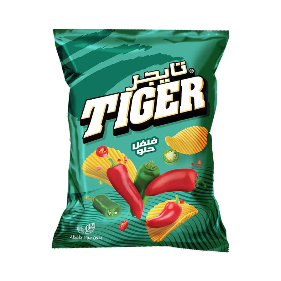 TIGER CHIPS SWEET CHILLI 80 GR
