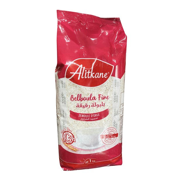 ALITKANE BELBOULA FINE "SEMOULE D'ORGE FIN" 1 KG - Sahara Specialty Foods