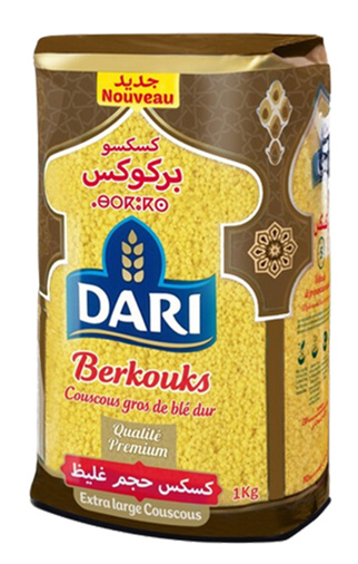 DARI BERKOUKS COUSCOUS PREMIUM QUALITY 1 KG - Sahara Specialty Foods