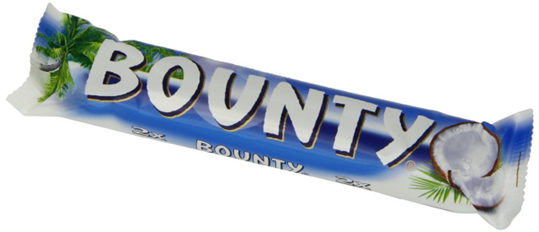 Bounty Chocolate Bar 2 X 28.5 G
