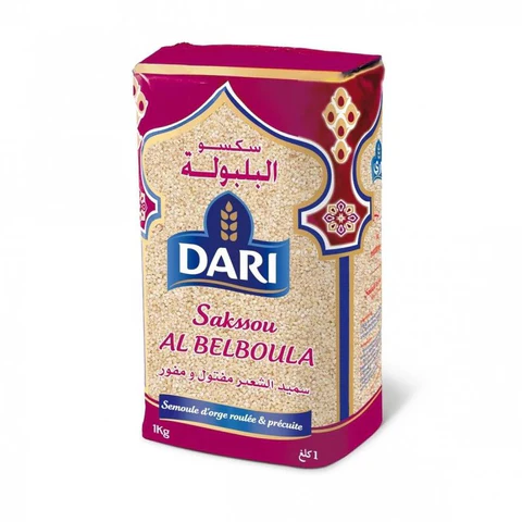DARI AL BELBOULA COUSCOUS PREMIUM QUALITY 1 KG - Sahara Specialty Foods