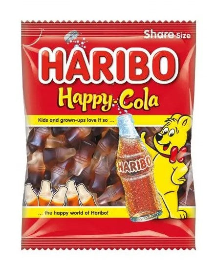 HARIBO GUMMY HAPPY COLA HALAL 80 GR - Sahara Specialty Foods