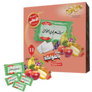 SHARAWI CHEWING MIX FRUIT GUM 100 PCS