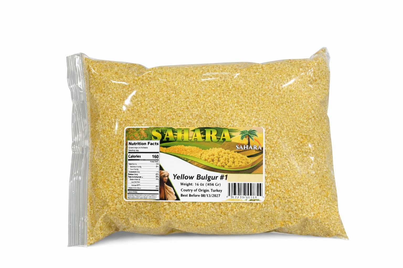SAHARA BULGUR YELLOW FINE NO. 1 44 oz (1250 Gr)