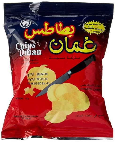 OMAN POTATO CHIPS 24 X 15 GR