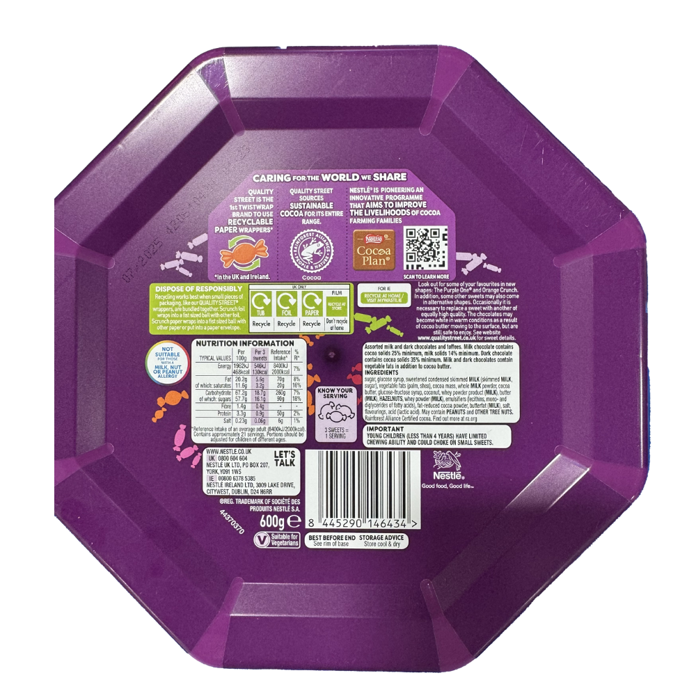 Quality Street Assorted Chocolate 600g - Sahara Specialty Foods