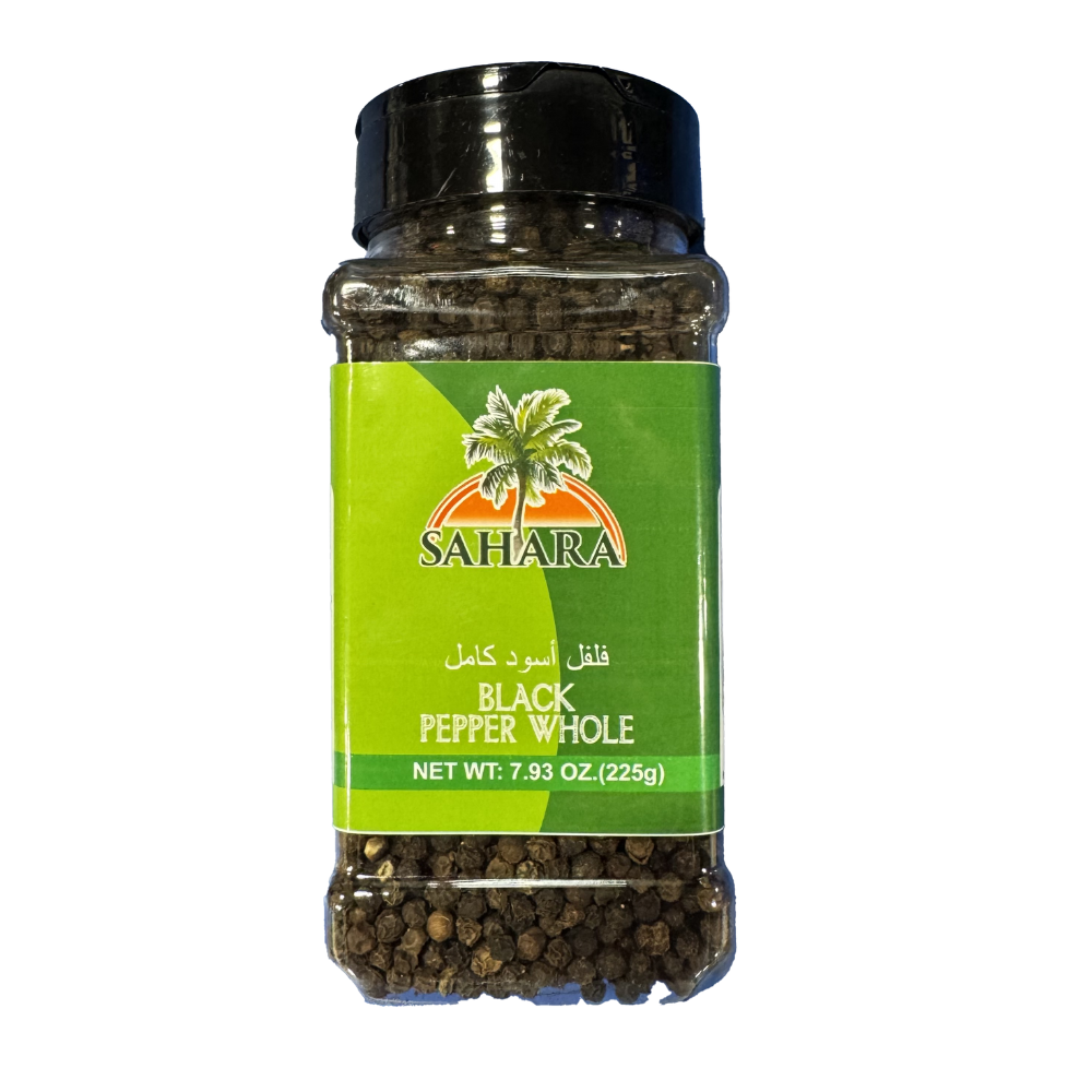 Sahara Black Pepper Whole 225g - Sahara Specialty Foods
