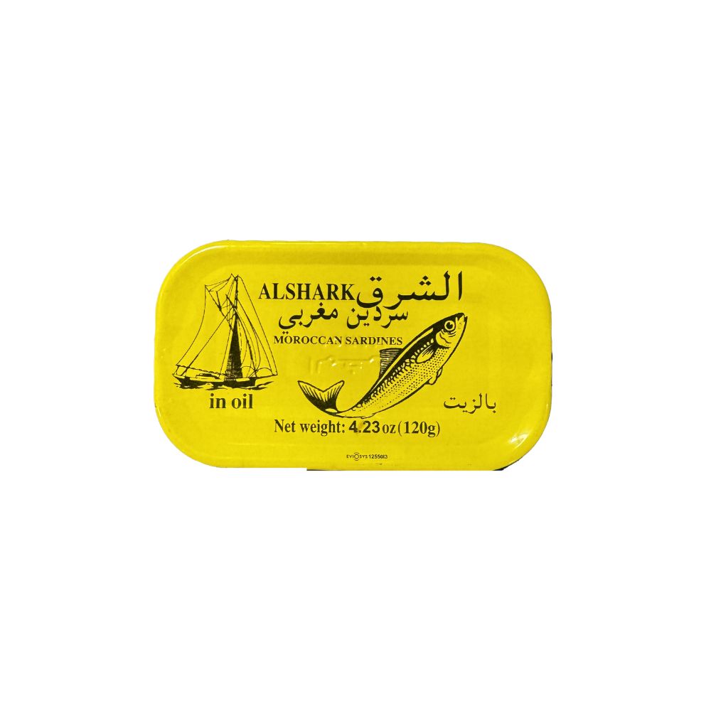 Al Shark Moroccan Sardine in Olive Oil 120g - Sahara Specialty Foods
