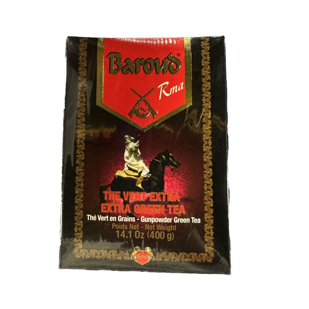 Baroud Moroccan Extra Green Tea Gunpowder 400g