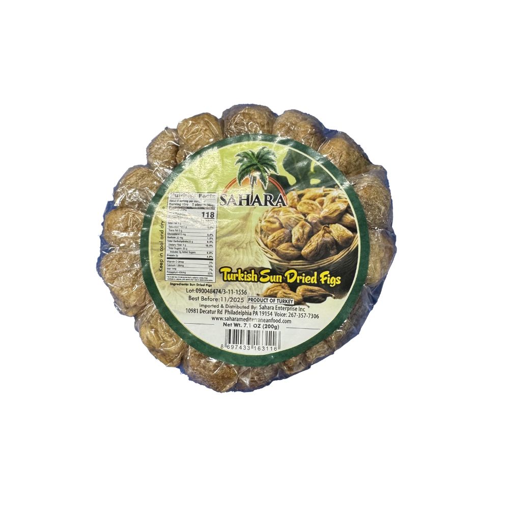 Sahara Turkish Sun Dried Figs 200g - Sahara Specialty Foods