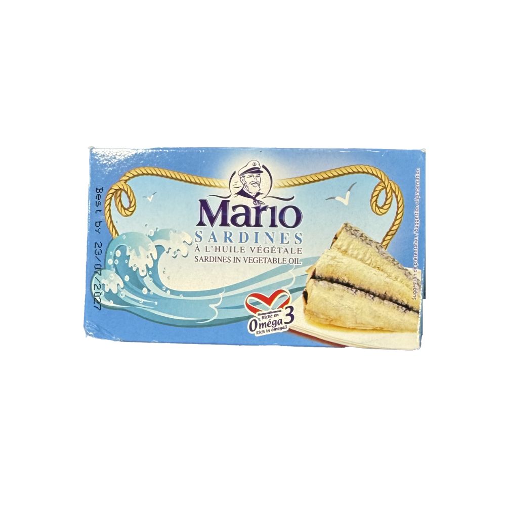 Mario Sardine in Vegetable Oil 125g - Sahara Specialty Foods