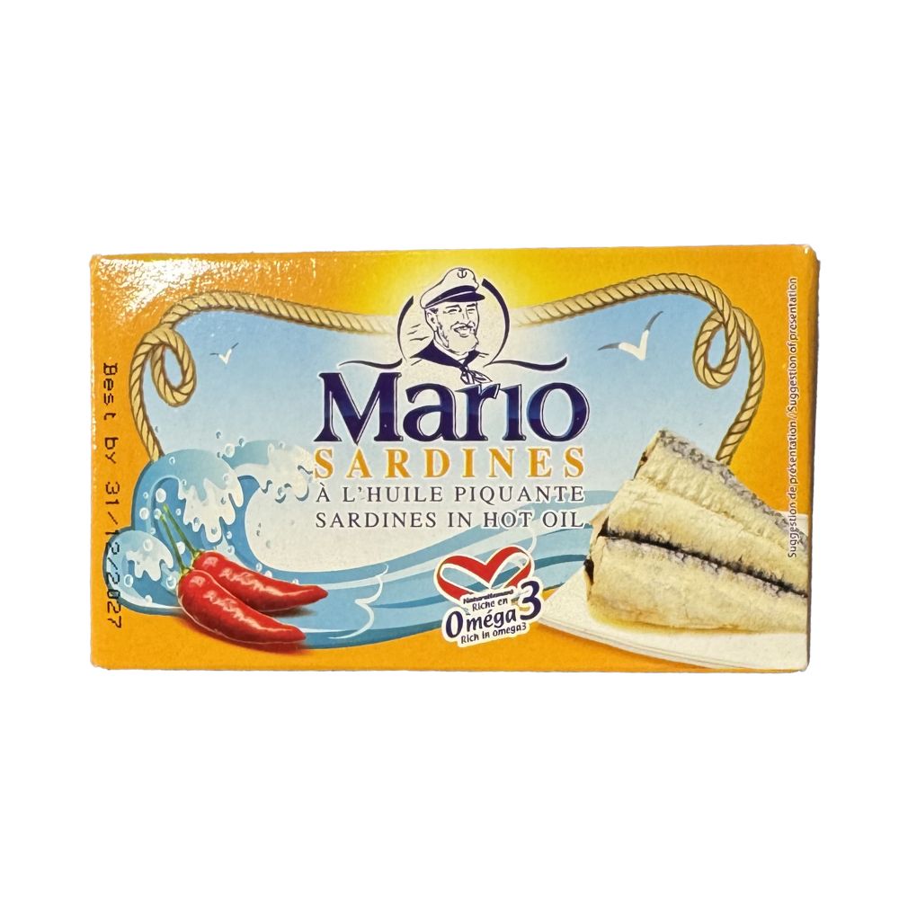 Mario Sardines in Spicy Oil 125g - Sahara Specialty Foods
