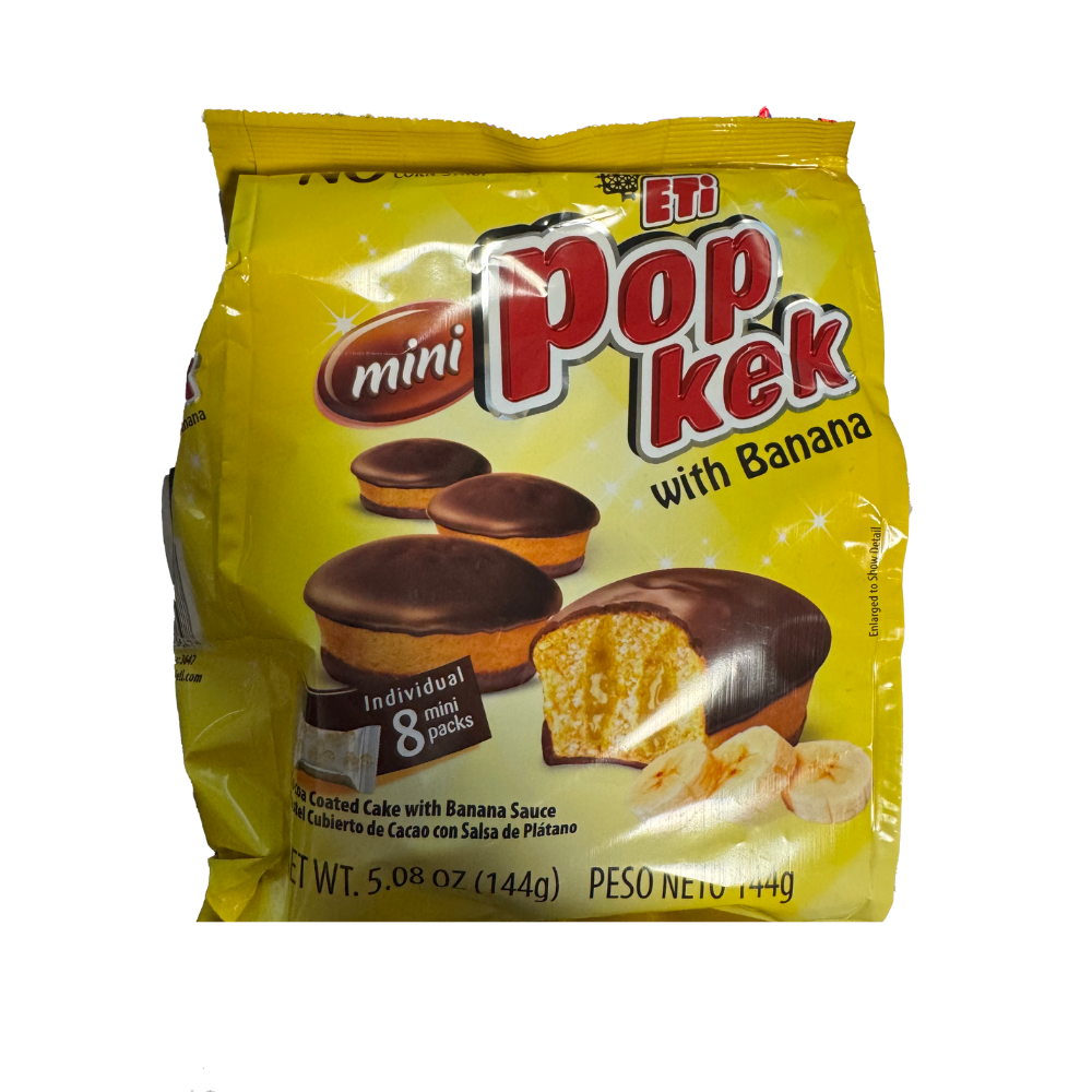 Eti Mini Pop Kek Chocolate cake w/ Banana 144g - Sahara Specialty Foods