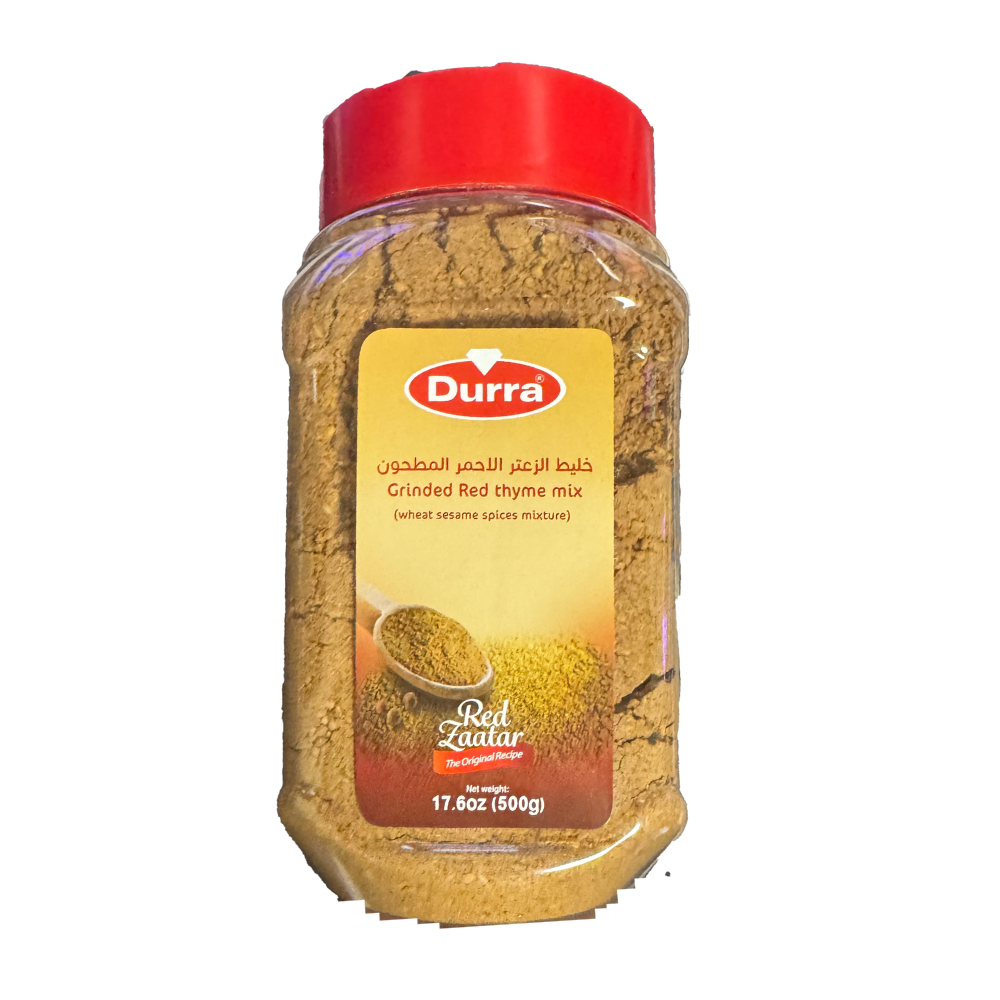 DURRA RED ZAATAR MIX GRINDED 500 GR (17.6 OZ) - Sahara Specialty Foods