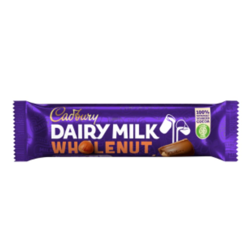 Cadbury Milk Chocolate Bar w/ Whole Nut 45g - Sahara Specialty Foods