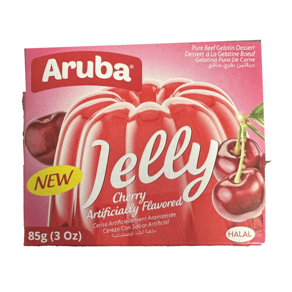 Aruba Halal Jello Cherry Flavor 85g