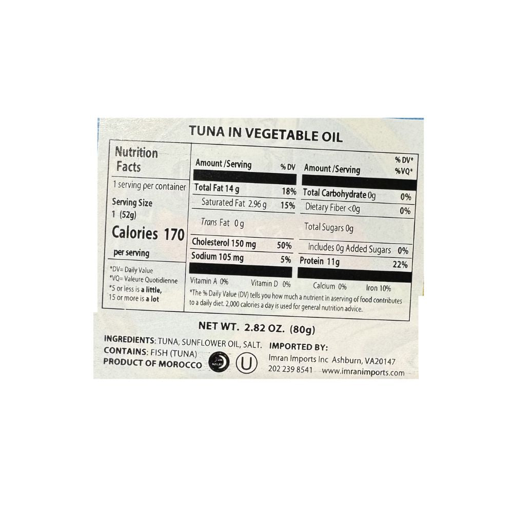 Mario Tuna w/ Vegetable Oil 80g - Sahara Specialty Foods