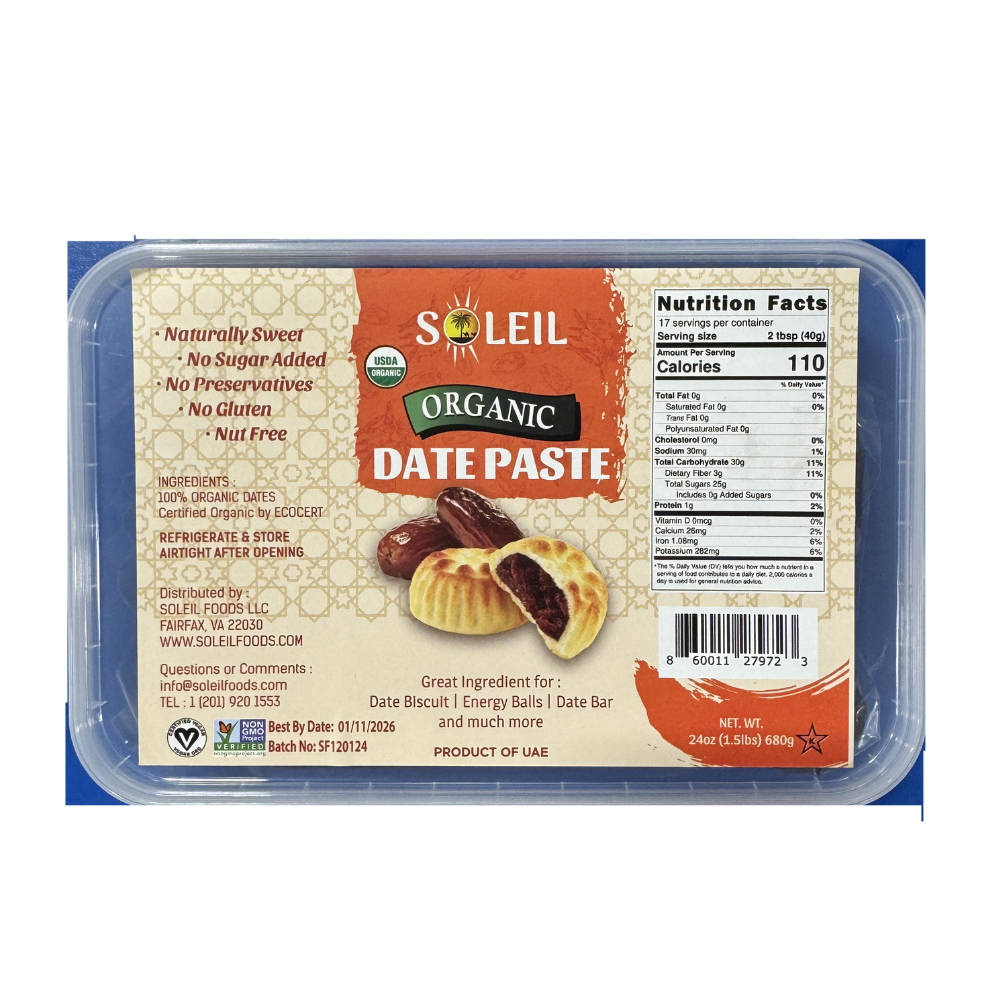 Soleil Organic Date Paste 700g