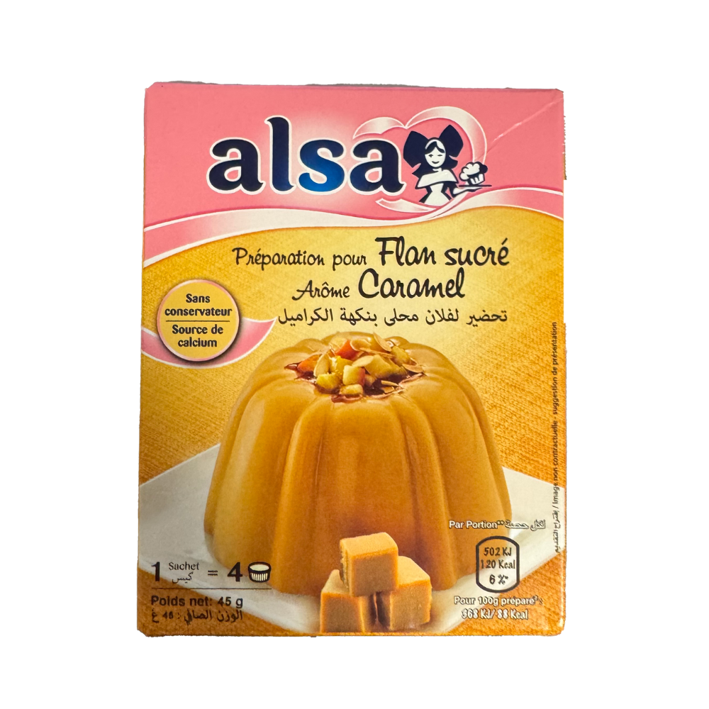 Alsa Flan Caramel Flavor 45g - Sahara Specialty Foods
