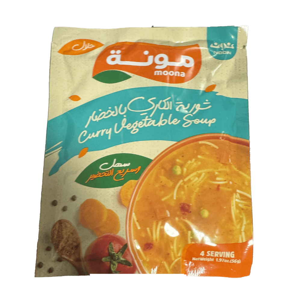 Moona Curry Vegetable Soup 65gr - Sahara Specialty Foods