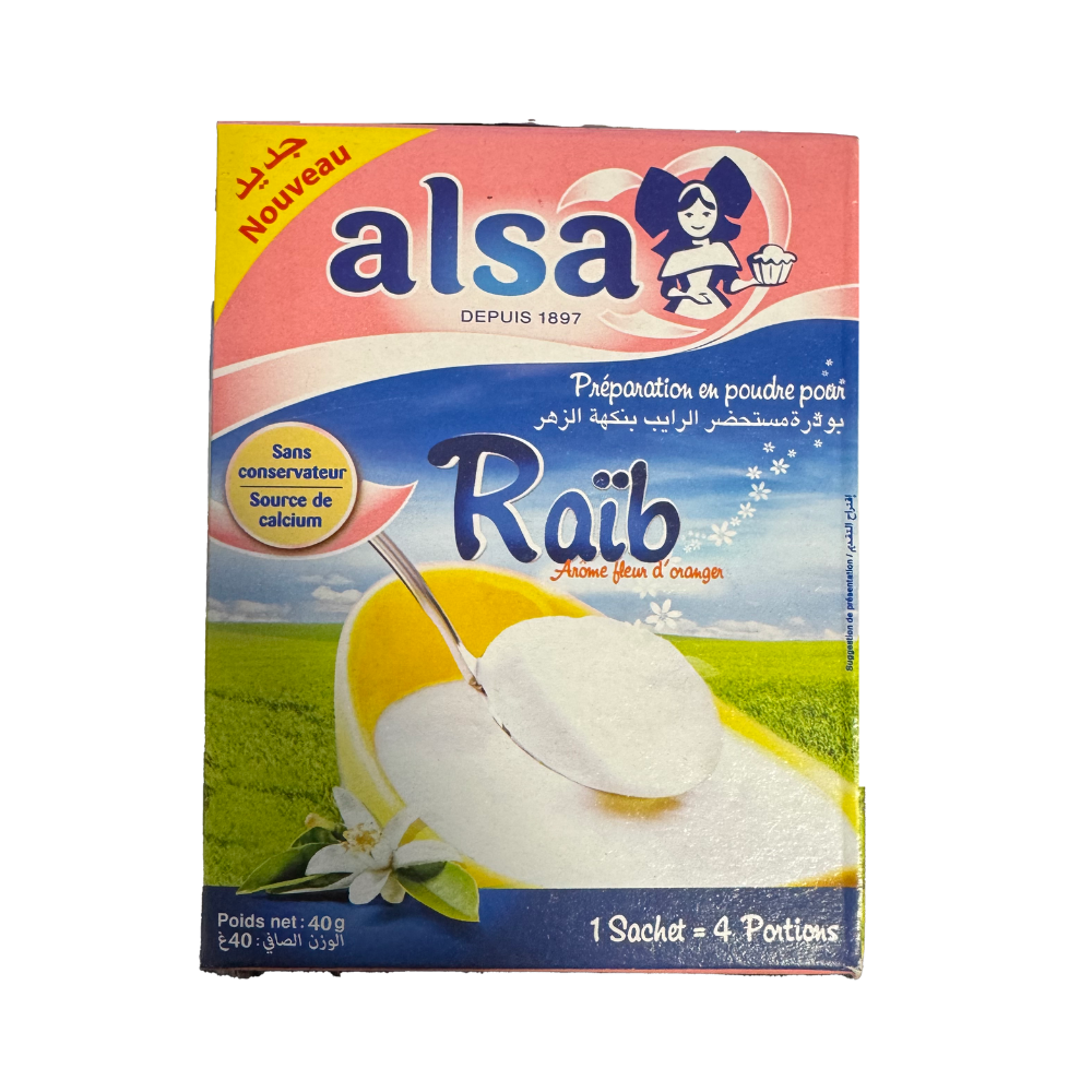 ALSA RAIB POWDER ORANGE FLAVOUR 40 GR - Sahara Specialty Foods