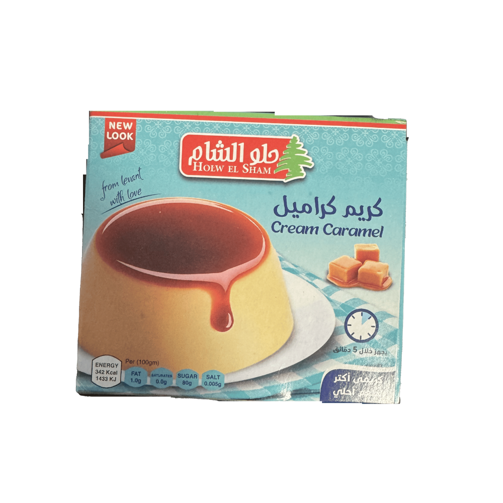 Holw El Sham Cream Caramel 80gm - Sahara Specialty Foods
