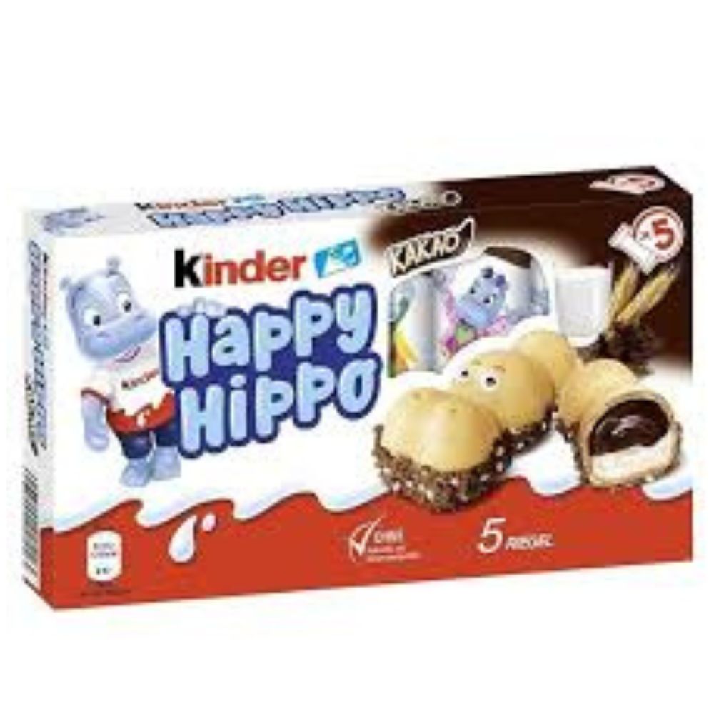 Kinder Happy Hippo Biscuit 5 Pack 103.5g - Sahara Specialty Foods