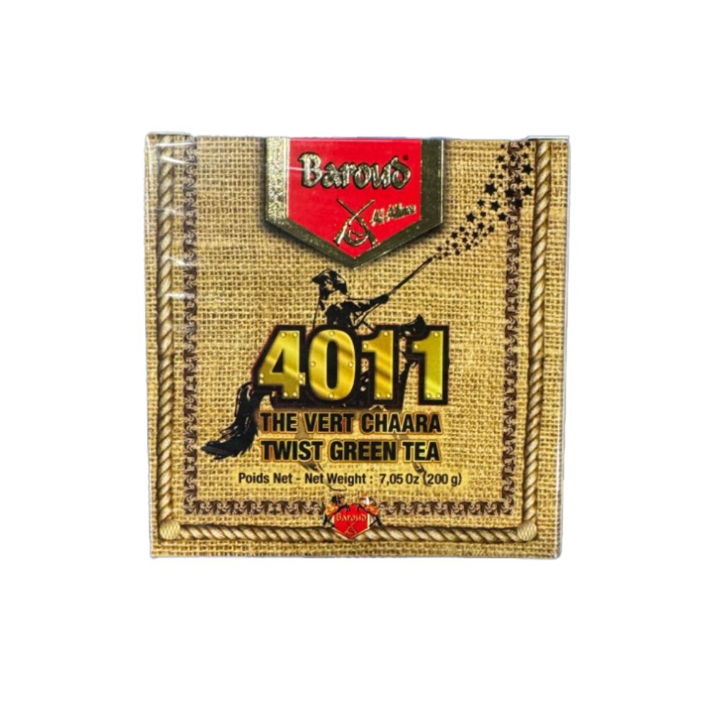Baroud 4011 Moroccan Twisted Green tea 200g - Sahara Specialty Foods