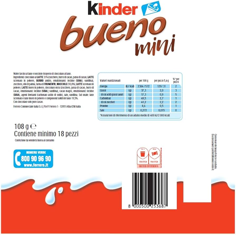 Kinder Bueno Mini 108g - Sahara Specialty Foods