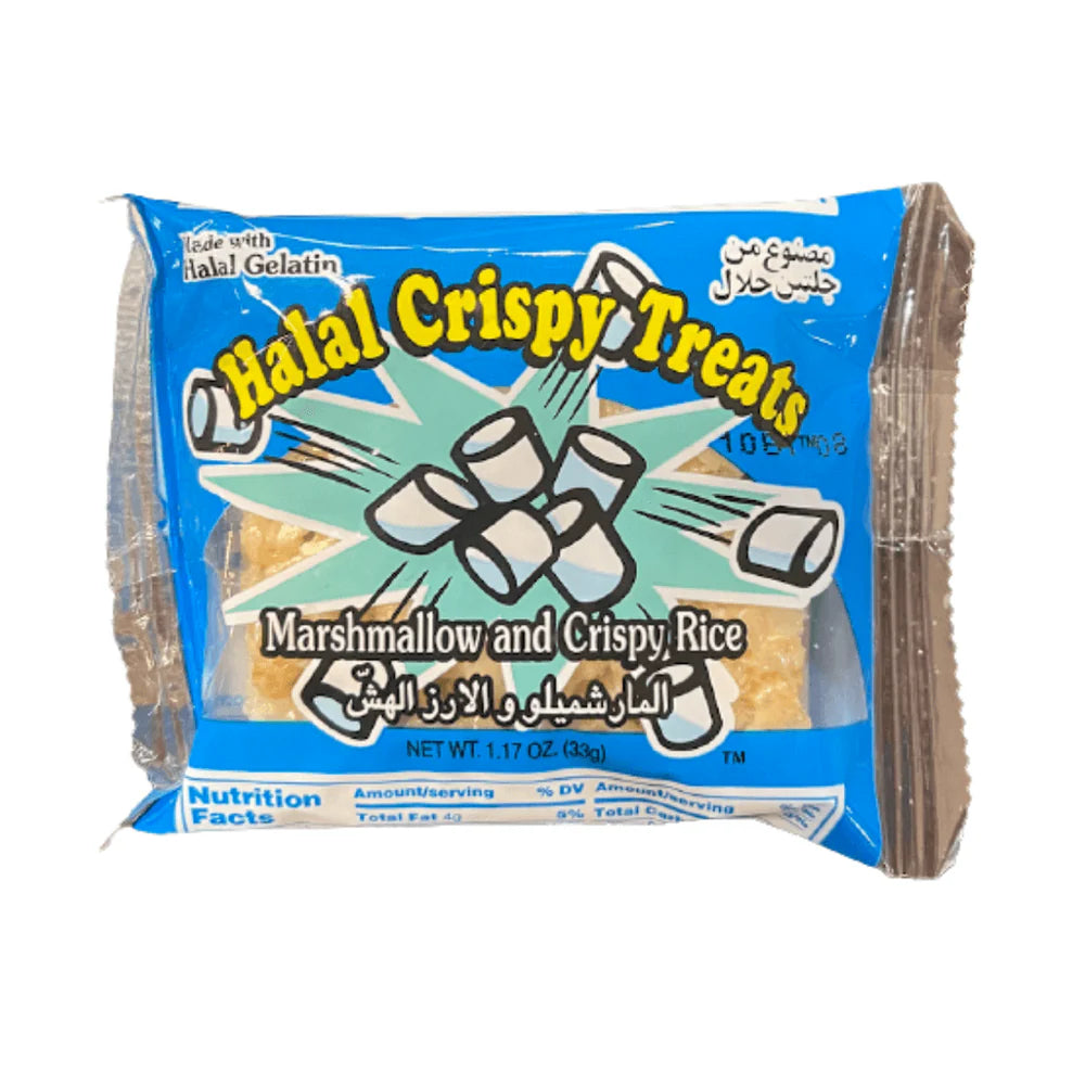 Halal Marshmallow Rice Crispy Treat 33g - Sahara Specialty Foods