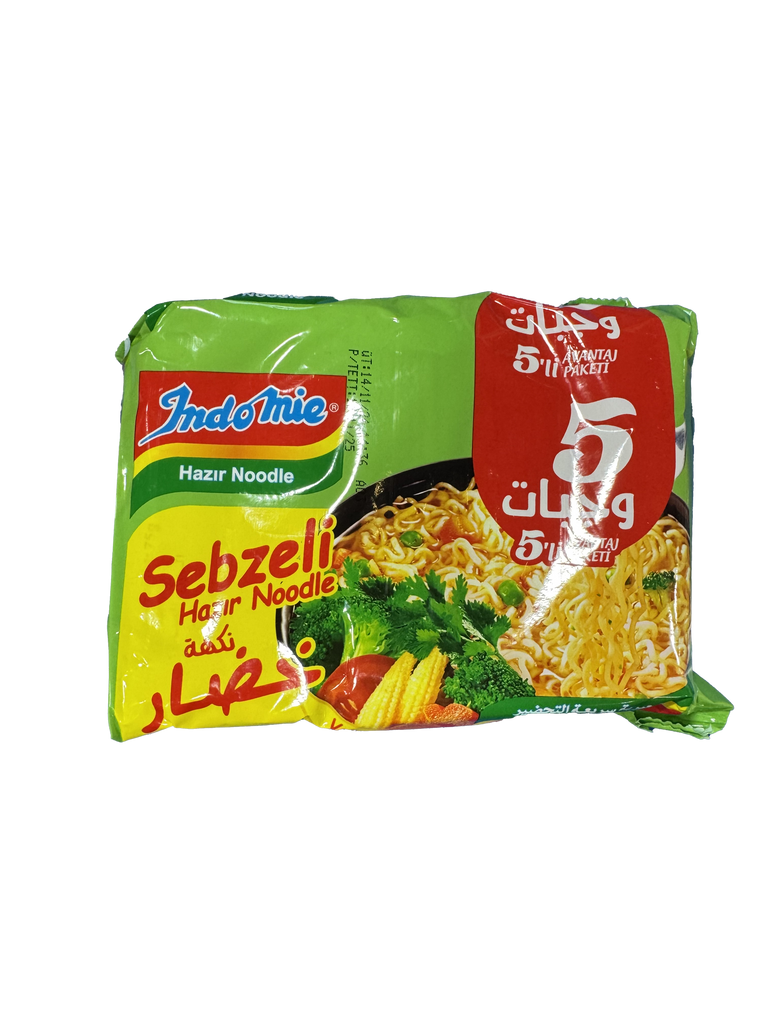 Indomie Instant Noodles vegetable Flavor 5 Pack 375g