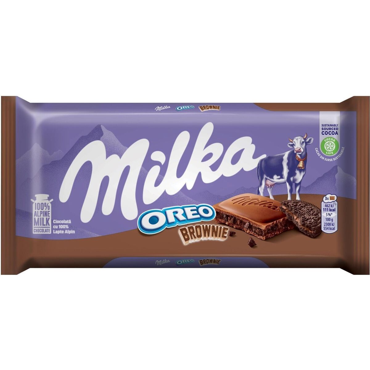 Milka Chocolate Bar W/ Oreo Brownie 100g - Sahara Specialty Foods