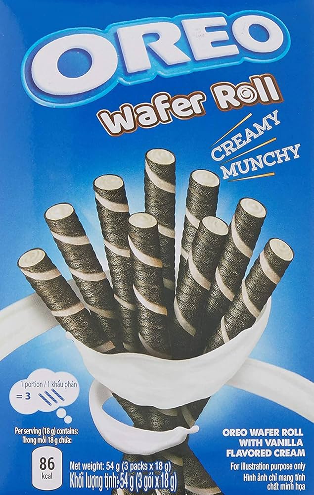 Oreo Wafer Roll Vanilla 54g