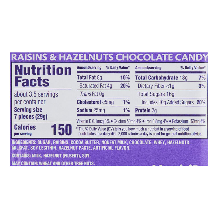 Milka Chocolate Bar W/ Raisins & Nuts 100g