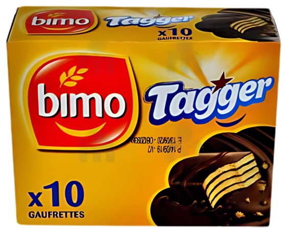 BIMO TAGGER GAUFRETTE FOUREE 10 x 22 GR - Sahara Specialty Foods