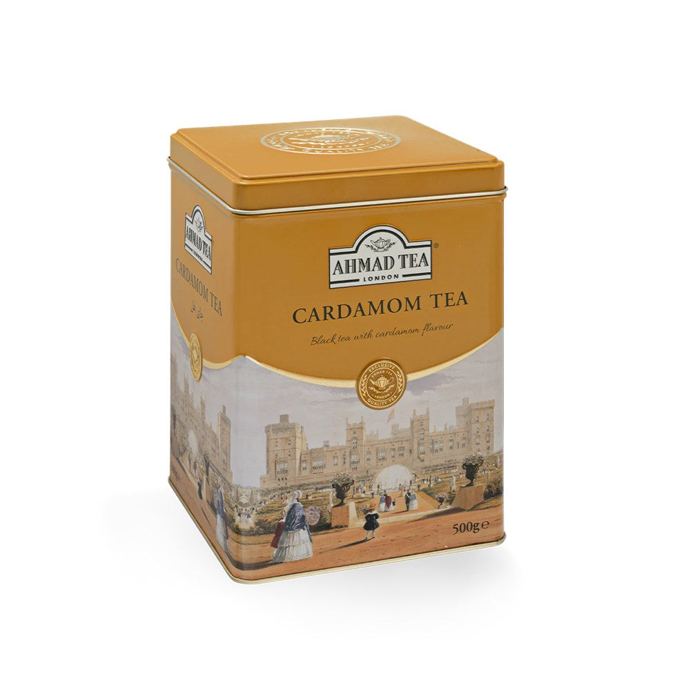 Ahmad Tea Cardamom Tea In Tin 500g - Sahara Specialty Foods