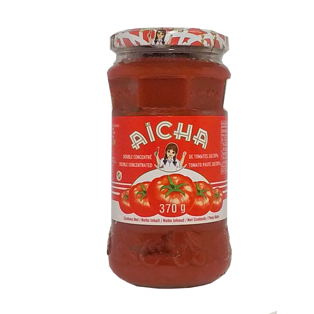 Aicha Tomato Paste Jar 370g - Sahara Specialty Foods