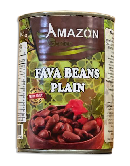 Amazon Garden Fava Beans Plain 400Gr - Sahara Specialty Foods