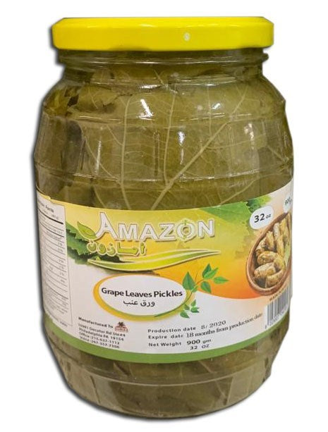 Amazon Grape Leaves Pickled 32oz - Sahara Specialty Foods