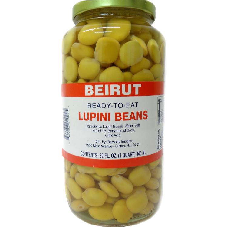 Beirut Lupini Beans In Jar 32oz - Sahara Specialty Foods