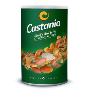 Castania Mixed Nuts Super Xtra Can 450g - Sahara Specialty Foods