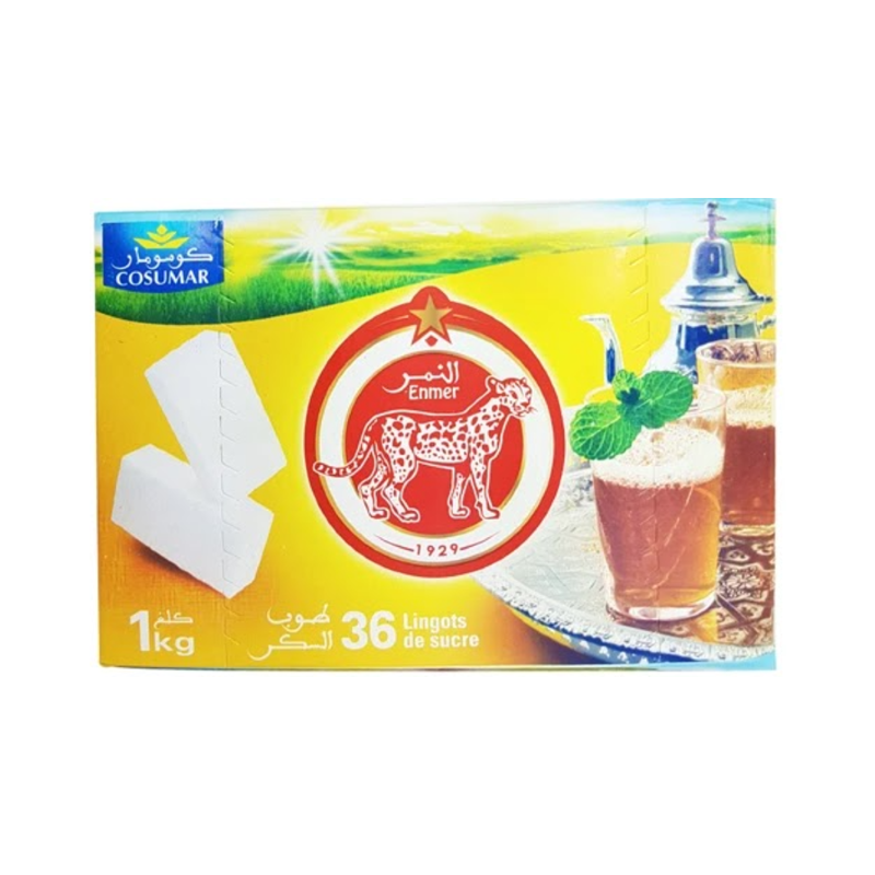 Cosumar Enmer Sugar Cubes Yellow 1kg - Sahara Specialty Foods