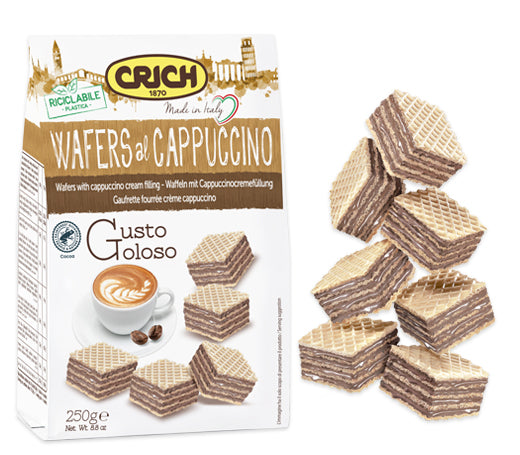 Crich Wafers Cappuccino Flavor 250g - Sahara Specialty Foods