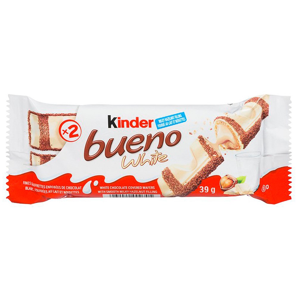 Kinder Bueno Chocolate Wafer White 43g - Sahara Specialty Foods