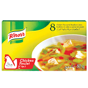 Knorr Chicken Flavors Bouillon Halal 9g 8pcs - Sahara Specialty Foods