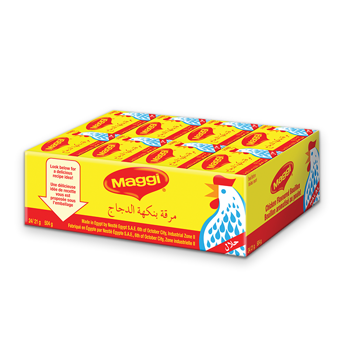Maggi Halal Chicken Flavored Bouillon 24 Pcs 504g - Sahara Specialty Foods